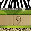 Nummer 19 Dubbele-Getallen
