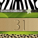 Nummer 31 Dubbele-Getallen
